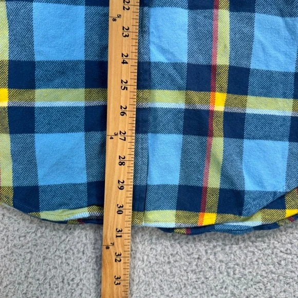 Whiteknuckler Brand Mens Medium Heavy Duty Flannel Western Pearl Snap Shirt USA - Picture 5 of 7